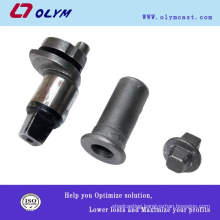 BV certificated metal spare parts casting for machinery equipments
